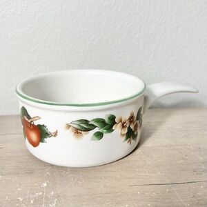 Vtg Citation Cades Cove Apple Floral Handled Soup Chili Bowl 4.5" Replacement